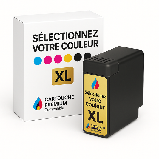 Cartouche d'encre HP, référence HI-21XL