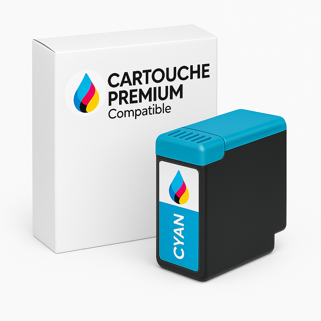 Cartouche d'encre HP Jaune, référence HI-712YL